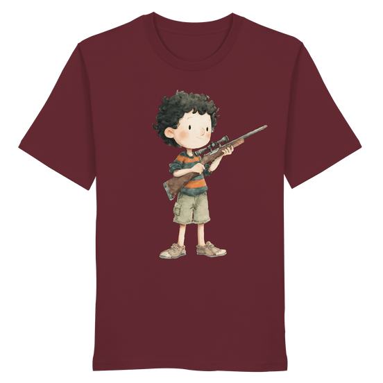 James Hunter - Nature and Beyond Unisex-Shirts Burgundy / XS Keep It Wild - Hunter Child 1.0 - Organic Shirt