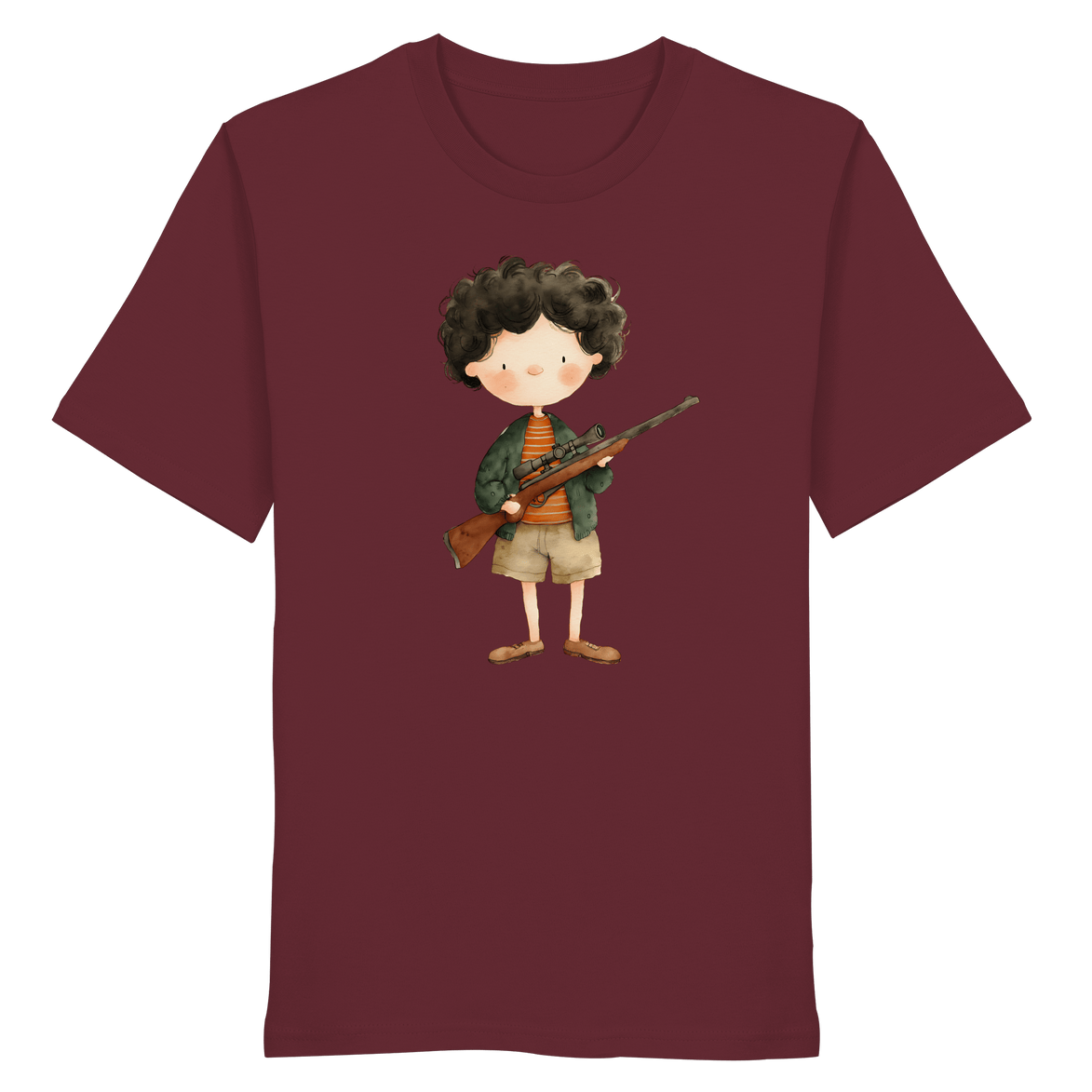 James Hunter - Nature and Beyond Unisex-Shirts Burgundy / XS Keep It Wild - Hunter Child 2.0 - Organic Shirt