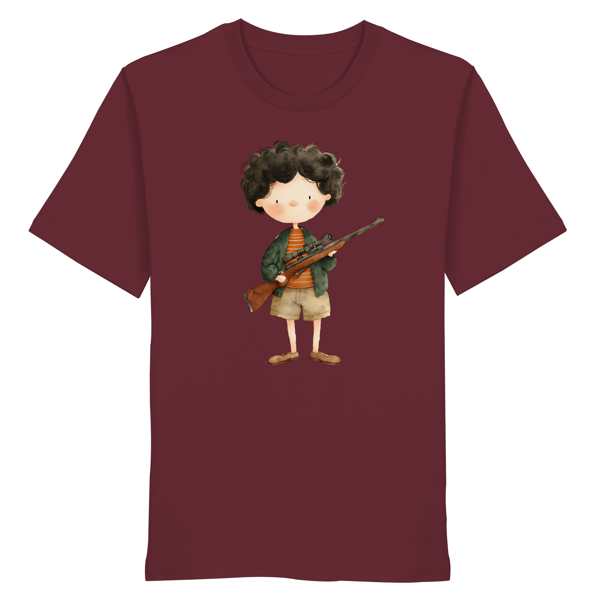 James Hunter - Nature and Beyond Unisex-Shirts Burgundy / XS Keep It Wild - Hunter Child 2.0 - Organic Shirt