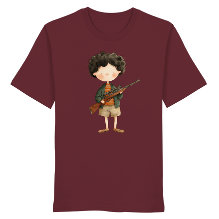 James Hunter - Nature and Beyond Unisex-Shirts Burgundy / XS Keep It Wild - Hunter Child 2.0 - Organic Shirt