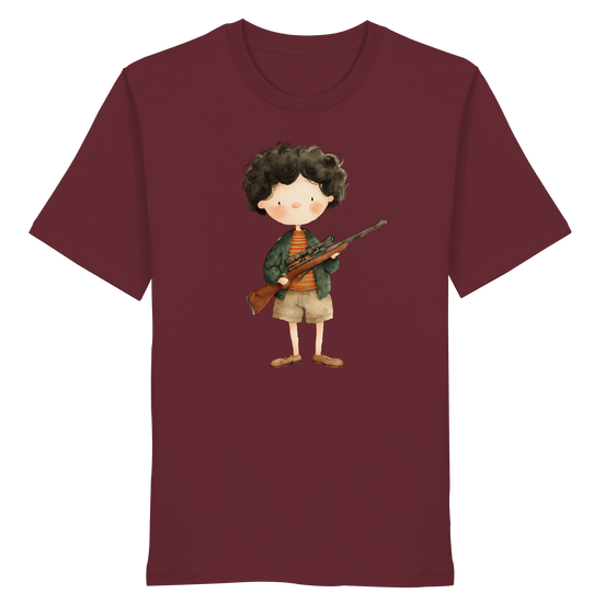 James Hunter - Nature and Beyond Unisex-Shirts Burgundy / XS Keep It Wild - Hunter Child 2.0 - Organic Shirt