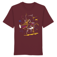 James Hunter - Nature and Beyond Unisex-Shirts Burgundy / XS The Hunt — Art Collection No.1 - Organic Shirt