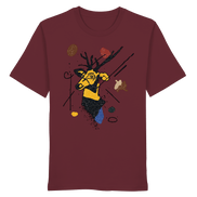 James Hunter - Nature and Beyond Unisex-Shirts Burgundy / XS The Stag — Art Collection No.2 - Organic Shirt