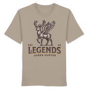James Hunter - Nature and Beyond Unisex-Shirts Desert Dust / XS Deer Legends - Organic Shirt