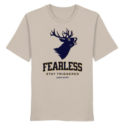 James Hunter - Nature and Beyond Unisex-Shirts Desert Dust / XS Fearless - Stay Triggered - Organic Shirt