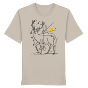 James Hunter - Nature and Beyond Unisex-Shirts Desert Dust / XS Geometry of the Wild  — Art Collection No.3 - Organic Shirt