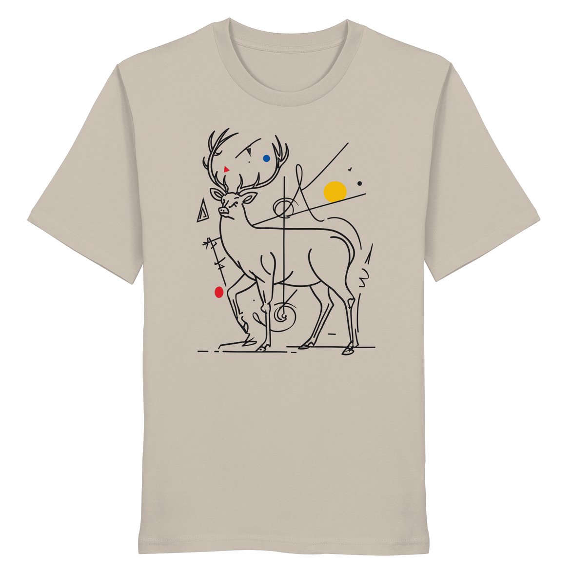 James Hunter - Nature and Beyond Unisex-Shirts Desert Dust / XS Geometry of the Wild  — Art Collection No.3 - Organic Shirt