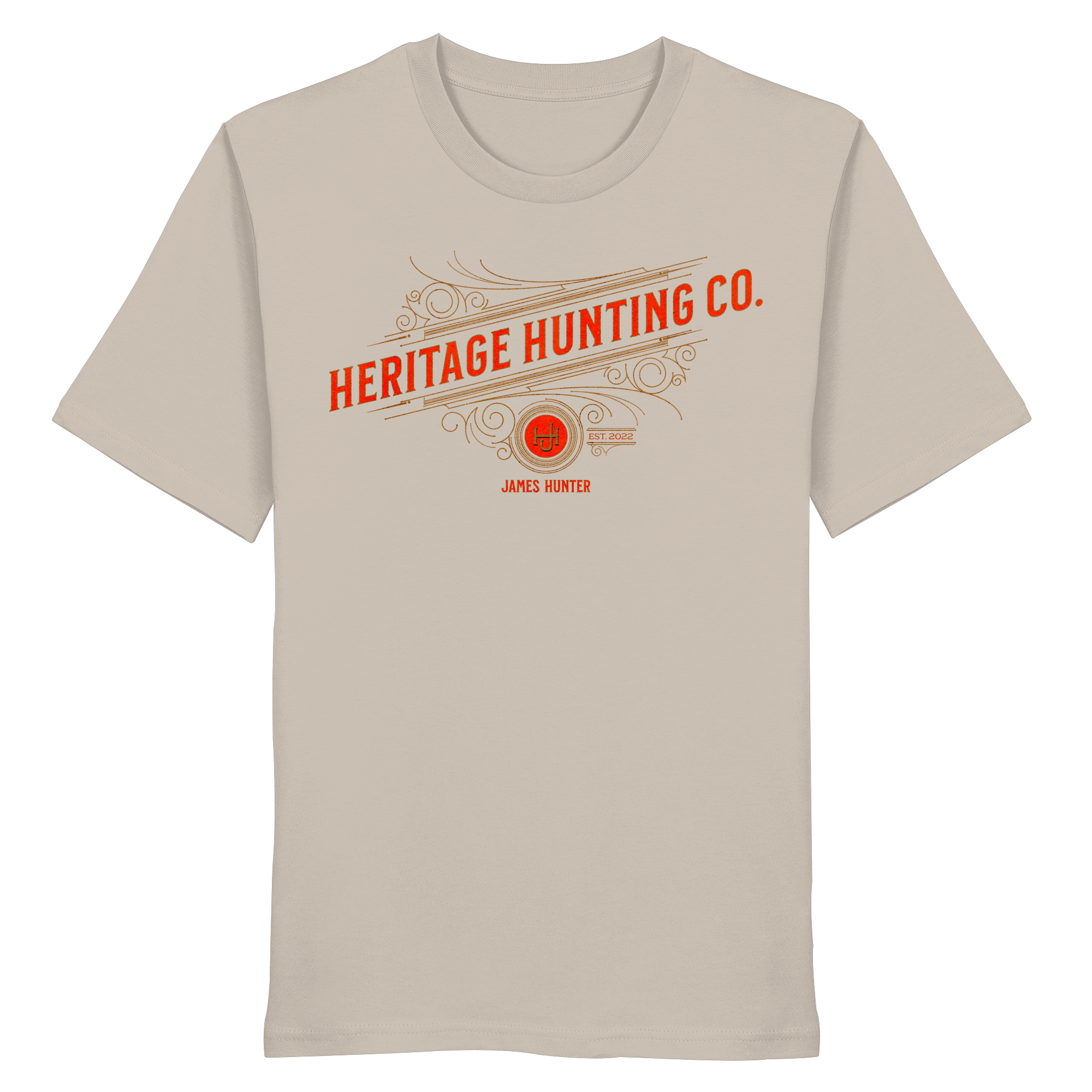 James Hunter - Nature and Beyond Unisex-Shirts Desert Dust / XS Heritage Hunting Co. - Organic Shirt