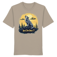 James Hunter - Nature and Beyond Unisex-Shirts Desert Dust / XS Howl You Doin' ? - Organic Shirt