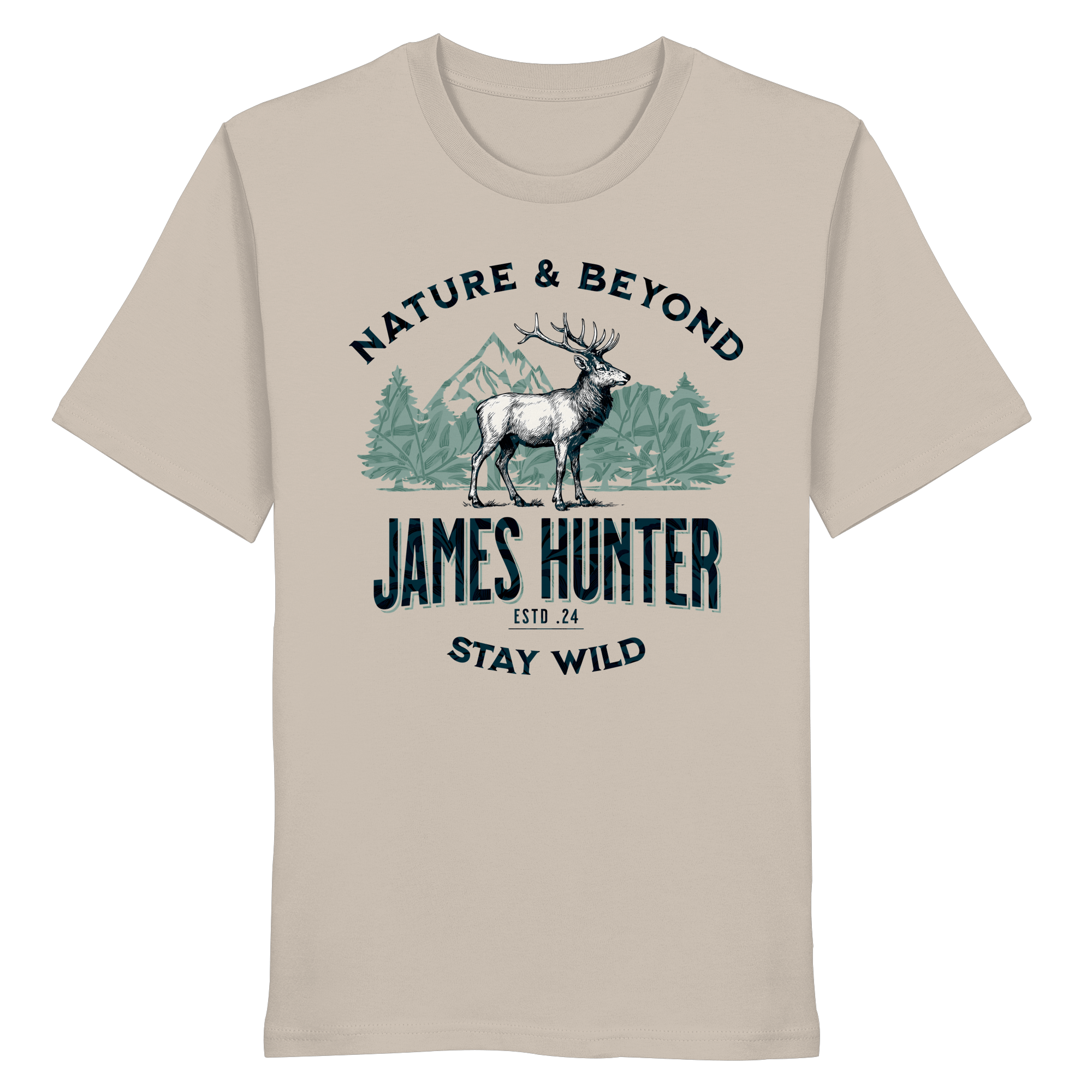 James Hunter - Nature and Beyond Unisex-Shirts Desert Dust / XS James Hunter - Nature & Beyond - Organic Shirt