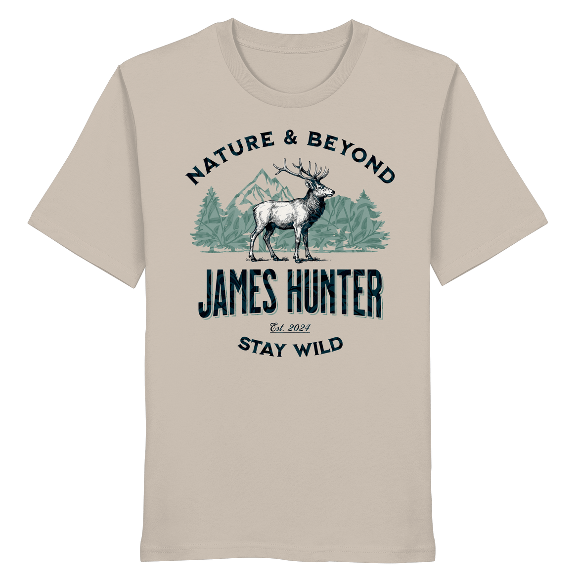 James Hunter - Nature and Beyond Unisex-Shirts Desert Dust / XS James Hunter - Nature & Beyond - Organic Shirt