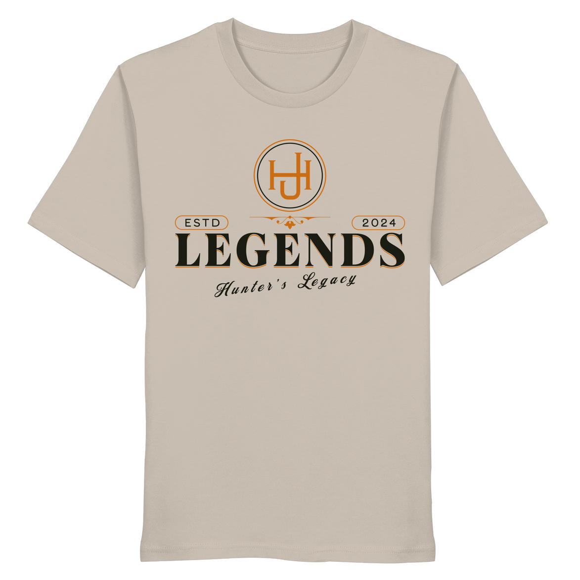 James Hunter - Nature and Beyond Unisex-Shirts Desert Dust / XS LEGENDS - Hunter's Legacy - Organic Shirt