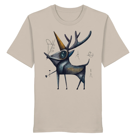 James Hunter - Nature and Beyond Unisex-Shirts Desert Dust / XS The Watcher — Art Collection Organic T-Shirt No. 8