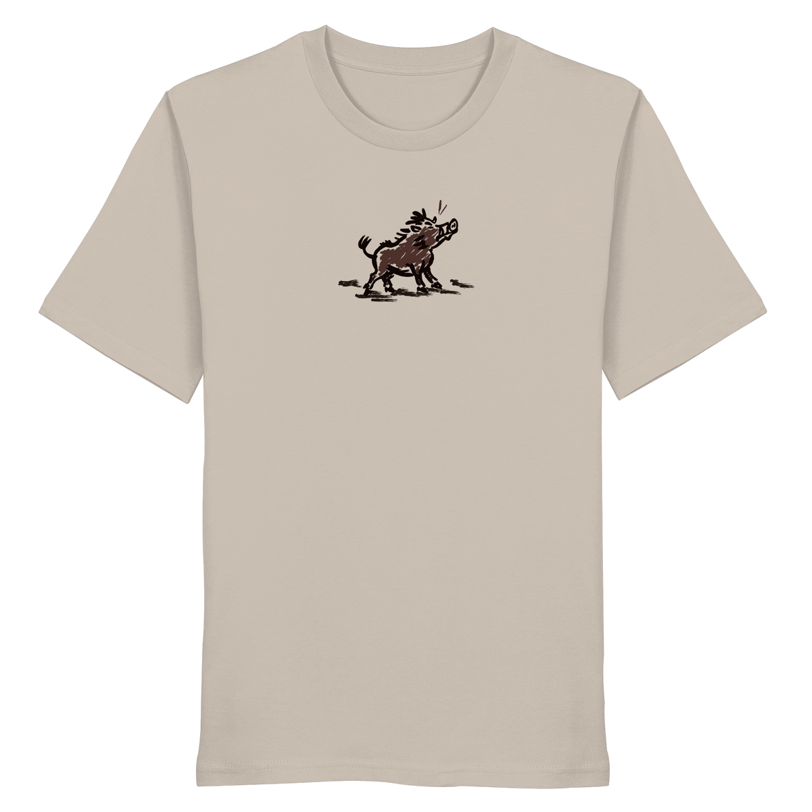 James Hunter - Nature and Beyond Unisex-Shirts Desert Dust / XS Wild Boar - Simple - Organic Shirt