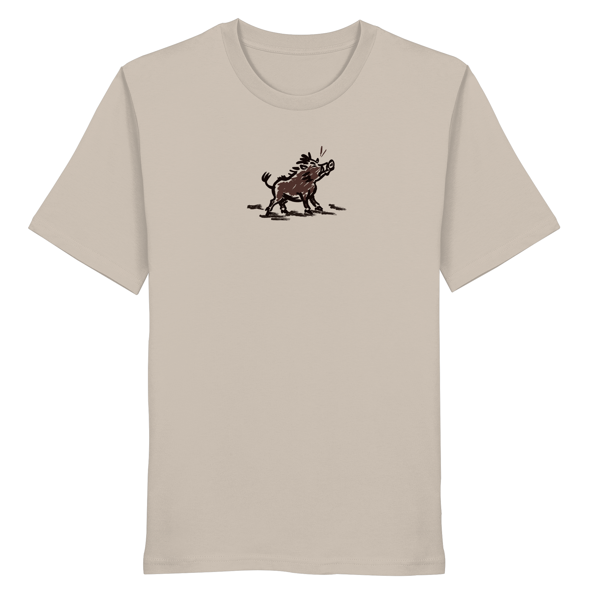 James Hunter - Nature and Beyond Unisex-Shirts Desert Dust / XS Wild Boar - Simple - Organic Shirt
