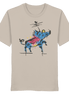 James Hunter - Nature and Beyond Unisex-Shirts Desert Dust / XS Wild Charge — Art Collection Organic T-Shirt No. 5 - Organic Shirt