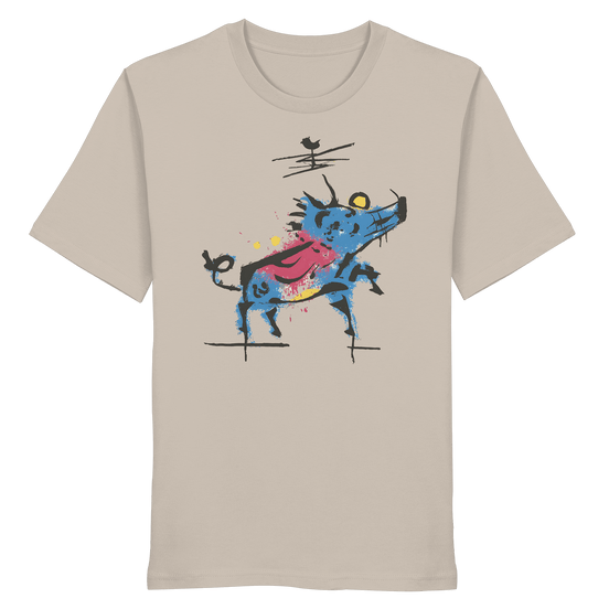 James Hunter - Nature and Beyond Unisex-Shirts Desert Dust / XS Wild Charge — Art Collection Organic T-Shirt No. 5 - Organic Shirt