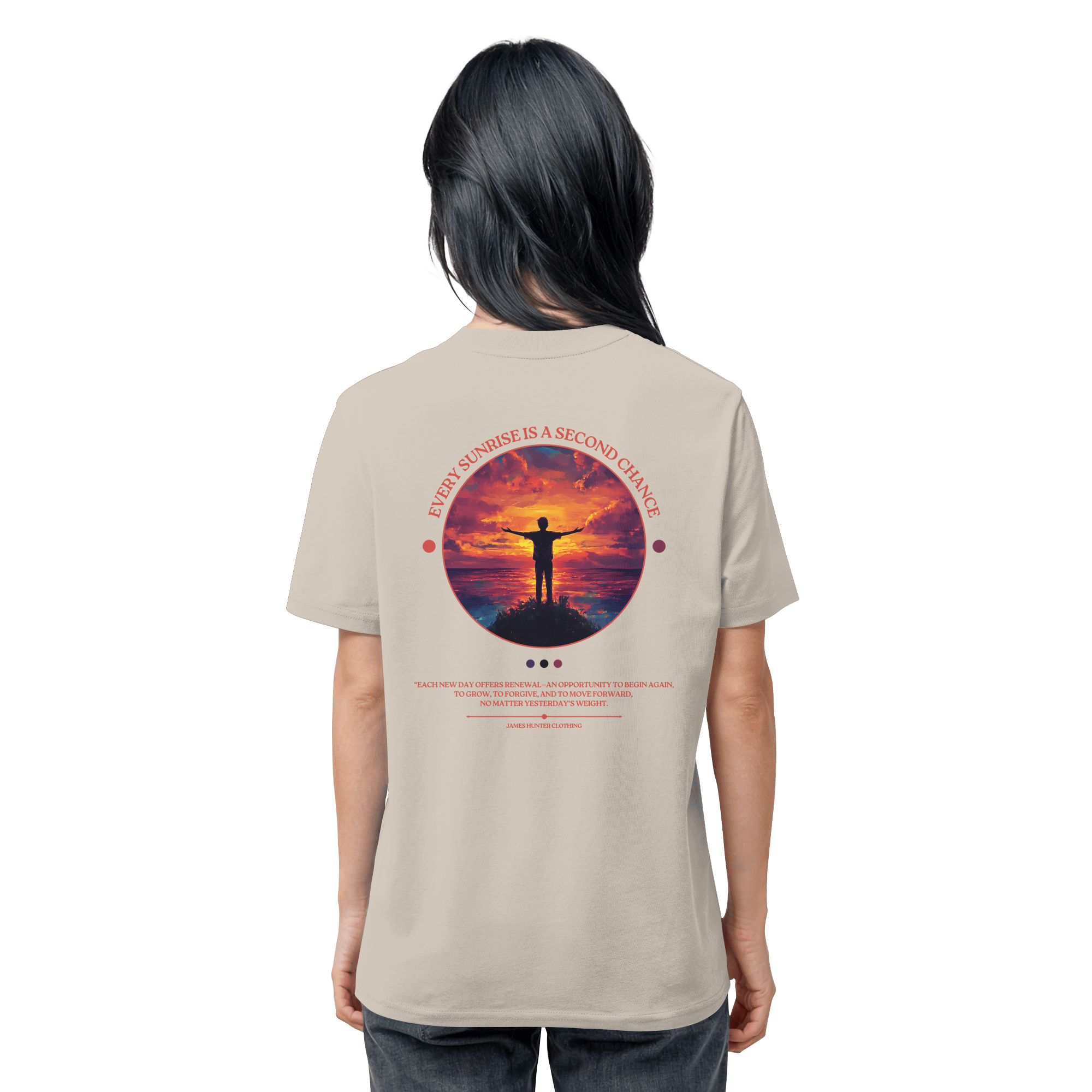 James Hunter - Nature and Beyond Unisex-Shirts Every Sunrise Is A Second Chance - Organic Shirt
