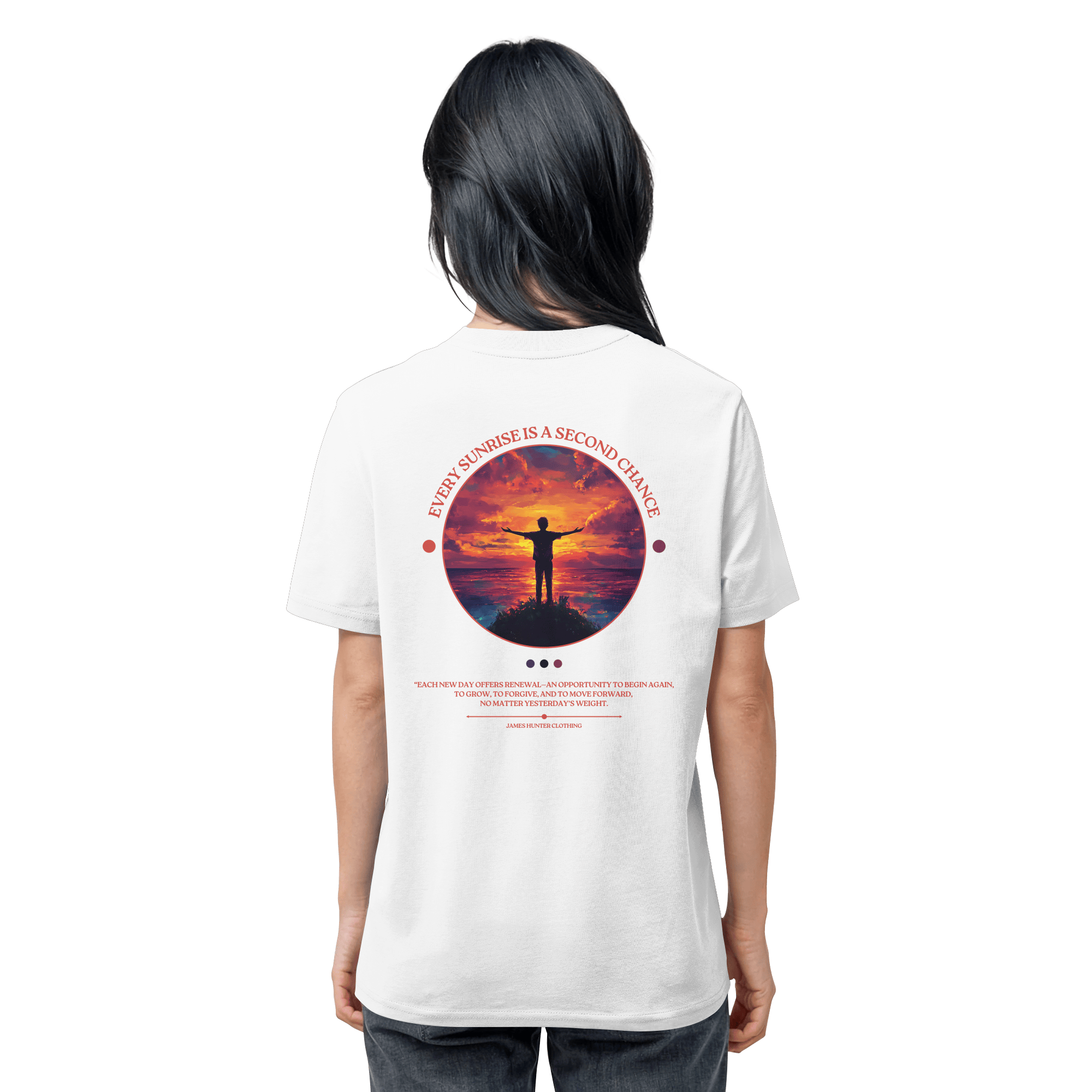 James Hunter - Nature and Beyond Unisex-Shirts Every Sunrise Is A Second Chance - Organic Shirt