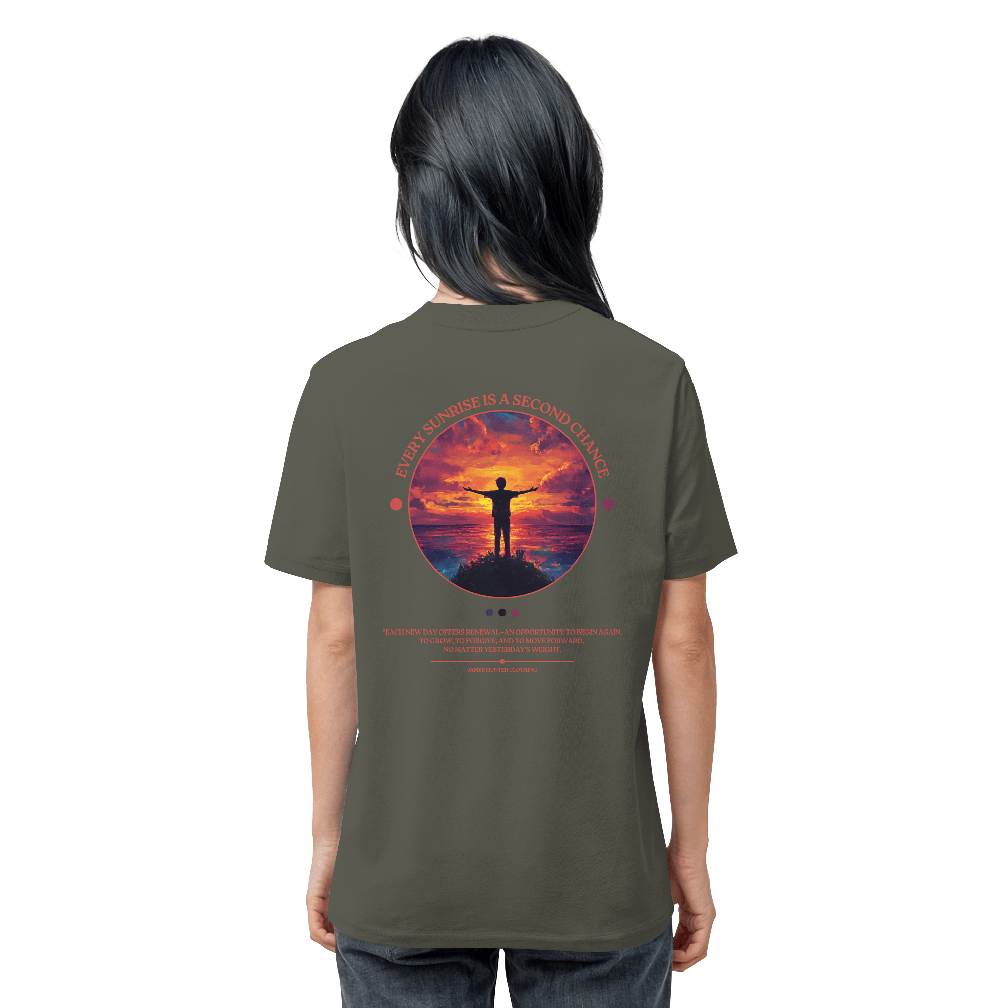 James Hunter - Nature and Beyond Unisex-Shirts Every Sunrise Is A Second Chance - Organic Shirt