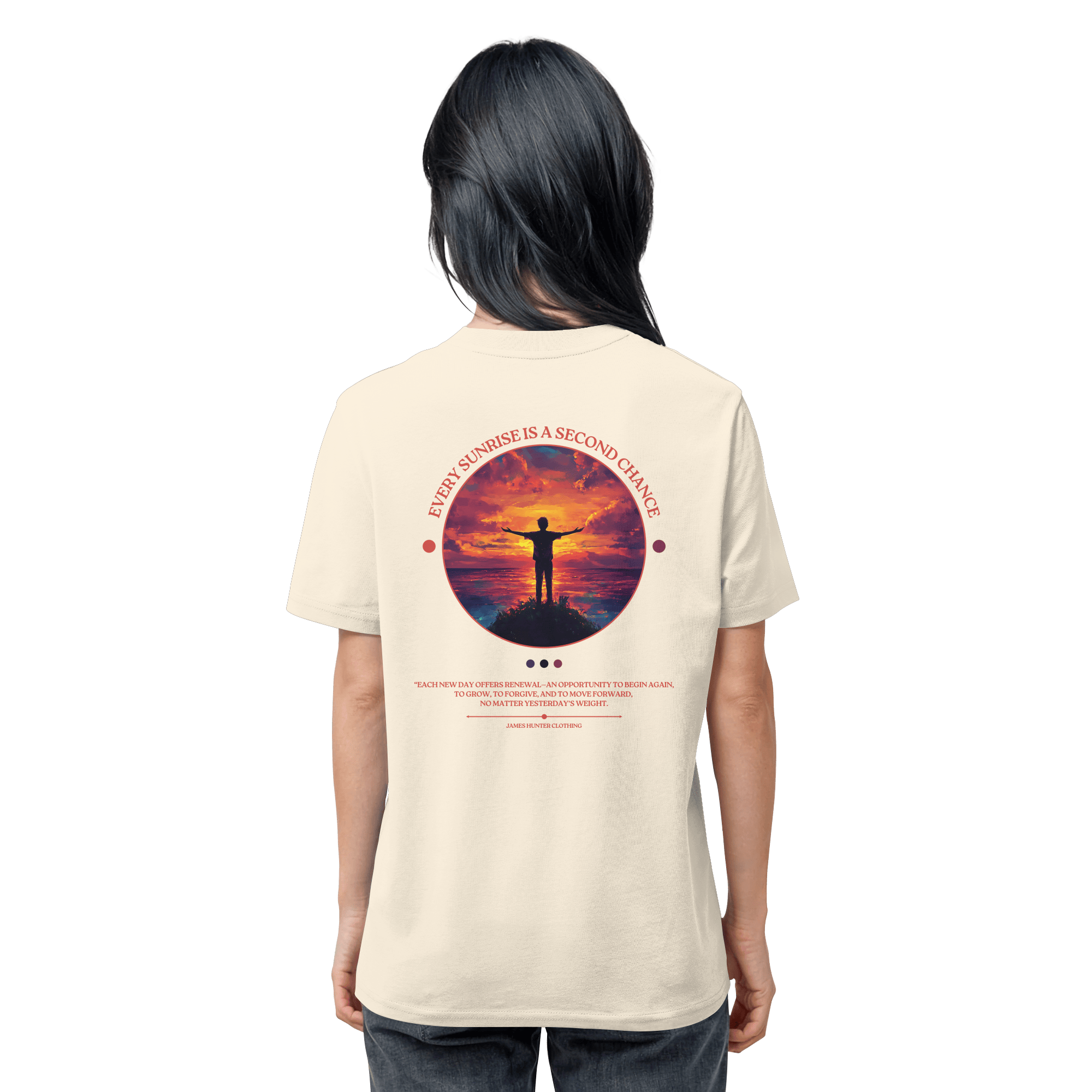 James Hunter - Nature and Beyond Unisex-Shirts Every Sunrise Is A Second Chance - Organic Shirt