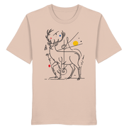 James Hunter - Nature and Beyond Unisex-Shirts Fraiche Peche / XS Geometry of the Wild  — Art Collection No.3 - Organic Shirt