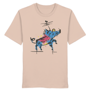 James Hunter - Nature and Beyond Unisex-Shirts Fraiche Peche / XS Wild Charge — Art Collection Organic T-Shirt No. 5 - Organic Shirt