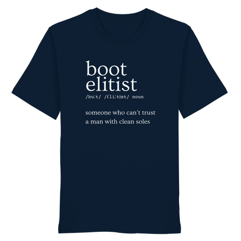 James Hunter - Nature and Beyond Unisex-Shirts French Navy / XS Boot Elitist - Organic Shirt