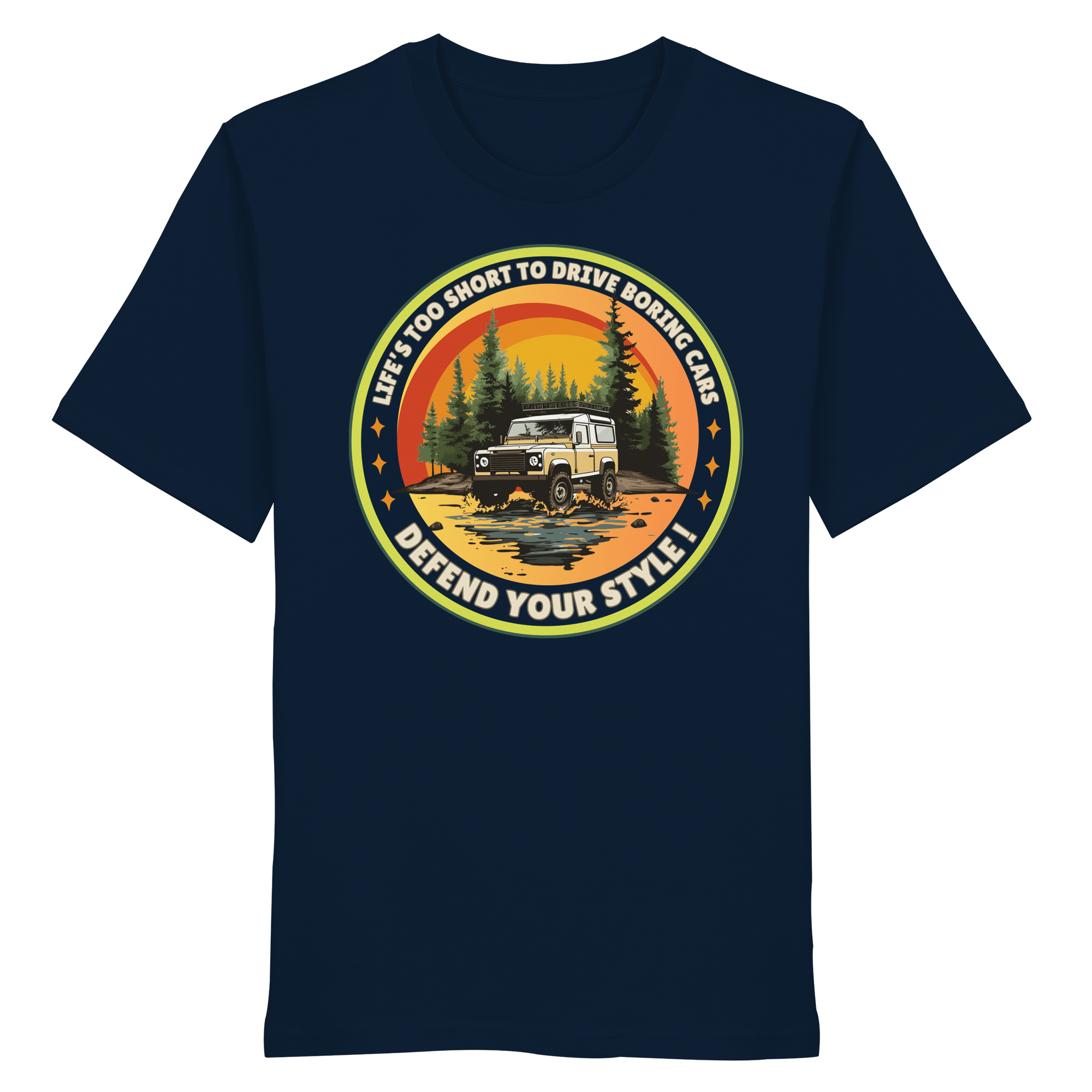 James Hunter - Nature and Beyond Unisex-Shirts French Navy / XS Defend your Style ! - Organic Shirt
