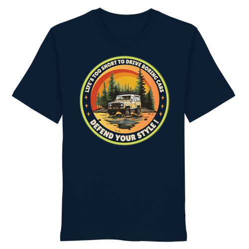 James Hunter - Nature and Beyond Unisex-Shirts French Navy / XS Defend your Style ! - Organic Shirt