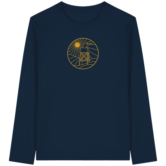 James Hunter - Nature and Beyond Unisex-Shirts French Navy / XS Golden Circle - Organic Longsleeve T-Shirt