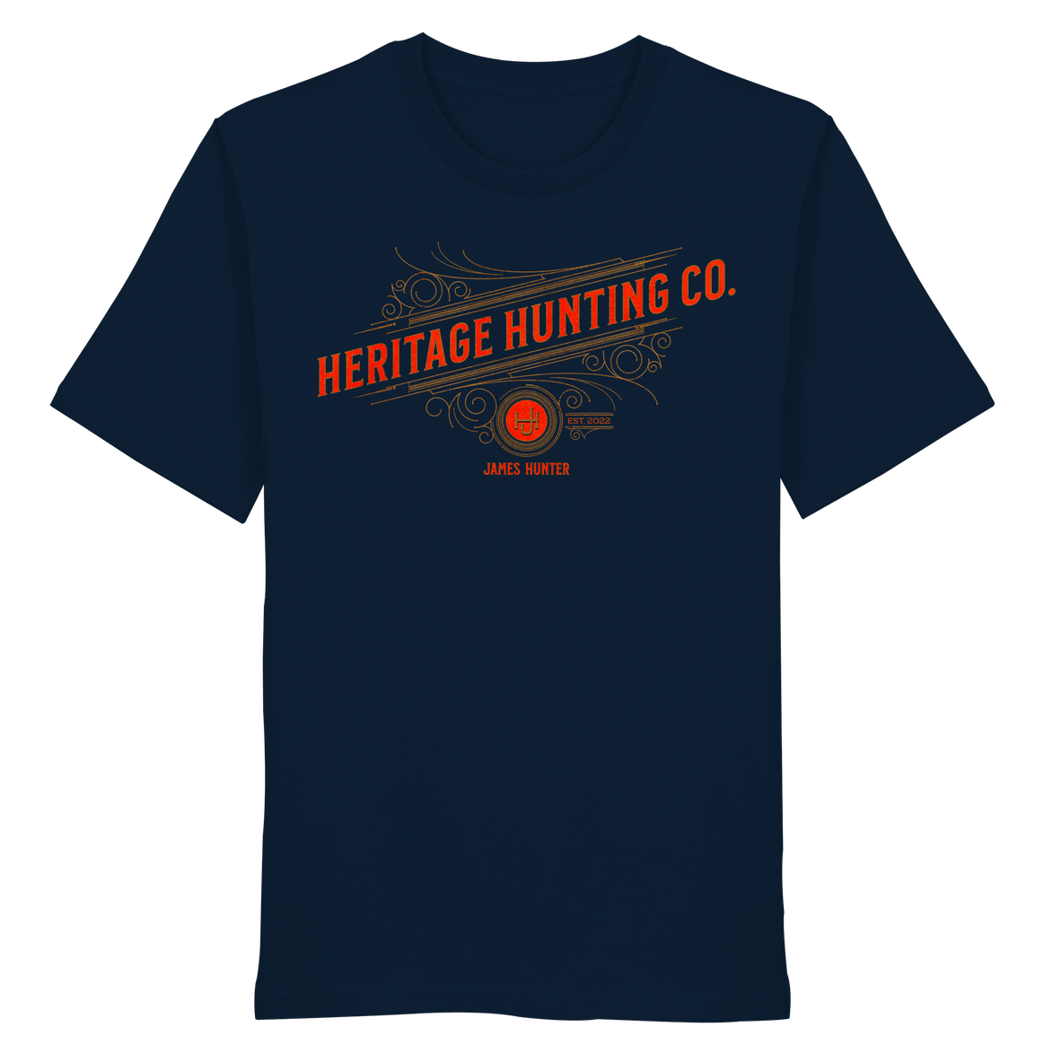 James Hunter - Nature and Beyond Unisex-Shirts French Navy / XS Heritage Hunting Co. - Organic Shirt