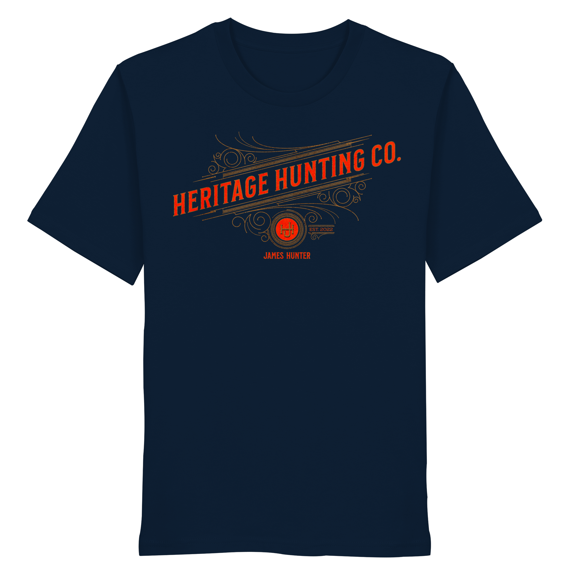 James Hunter - Nature and Beyond Unisex-Shirts French Navy / XS Heritage Hunting Co. - Organic Shirt