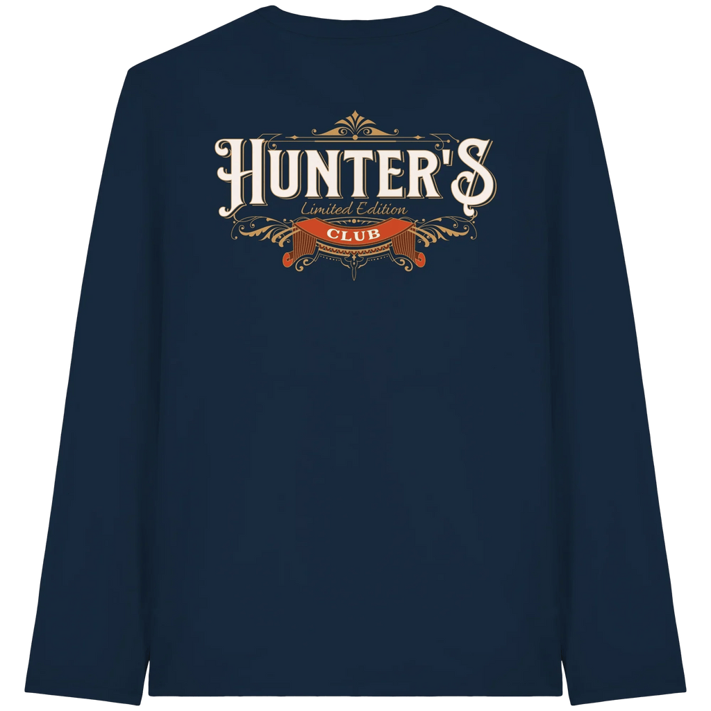 Hunter's Club - Organic Longsleeve T-Shirt - James Hunter - Nature and Beyond
