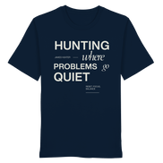 James Hunter - Nature and Beyond Unisex-Shirts French Navy / XS HUNTING - Where Problems Go Quiet - Organic Shirt