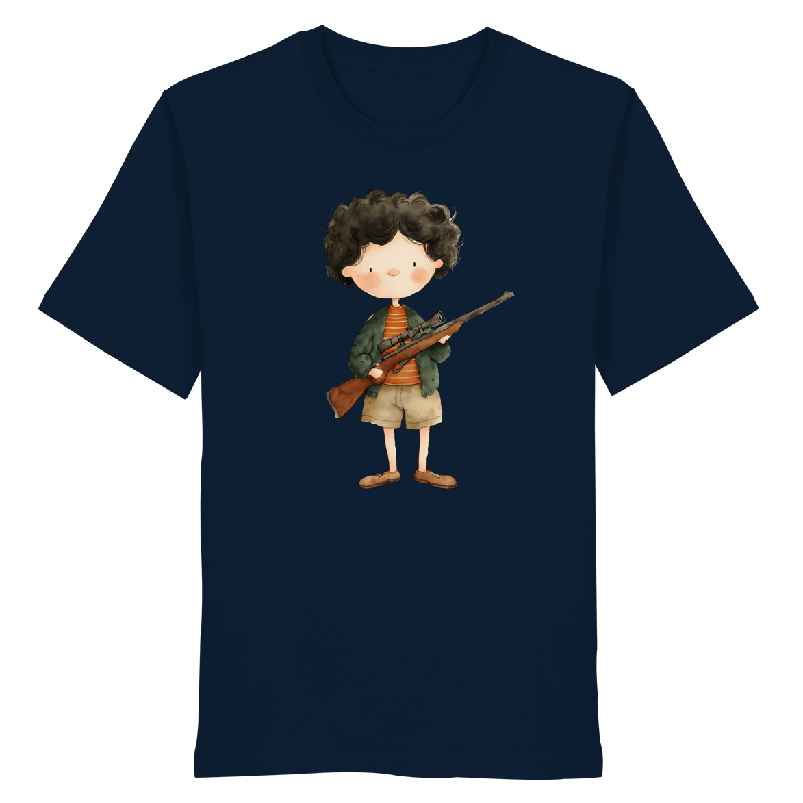James Hunter - Nature and Beyond Unisex-Shirts French Navy / XS Keep It Wild - Hunter Child 2.0 - Organic Shirt