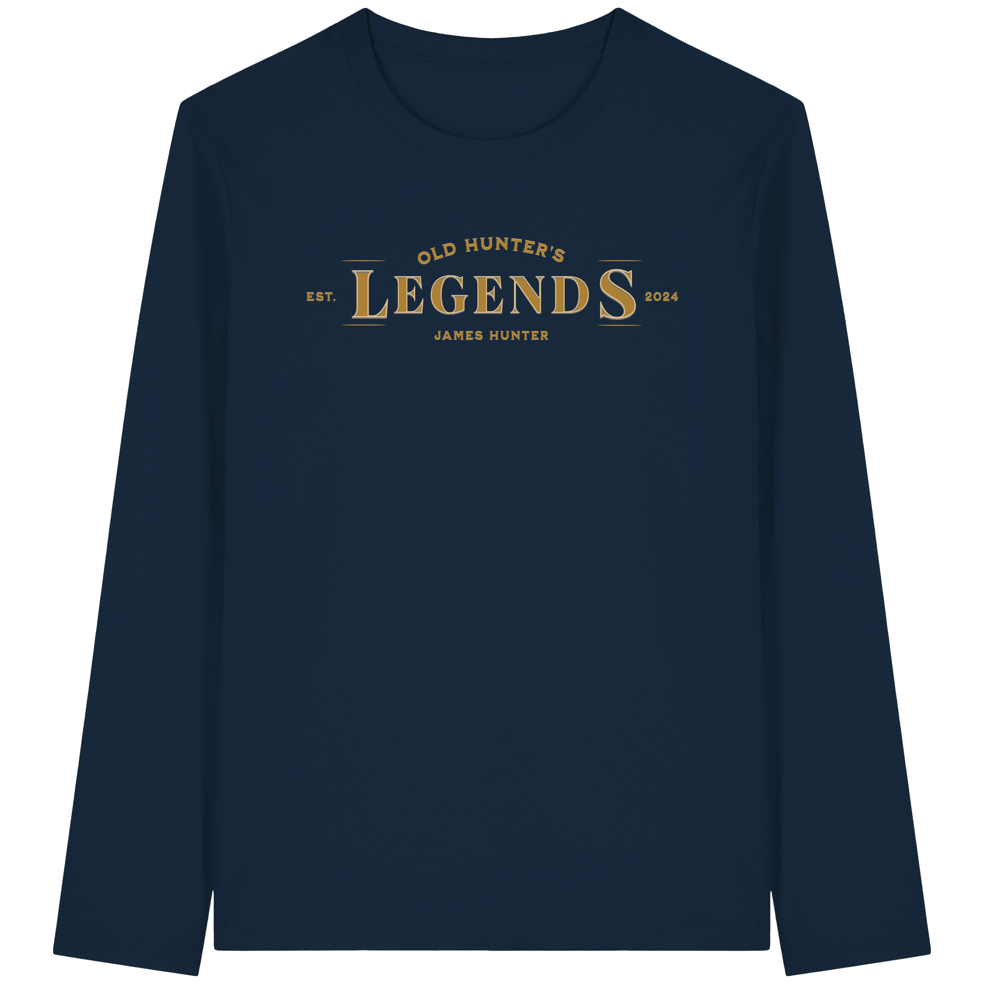 James Hunter - Nature and Beyond Unisex-Shirts French Navy / XS Old Hunter's Legends - Organic Longsleeve T-Shirt
