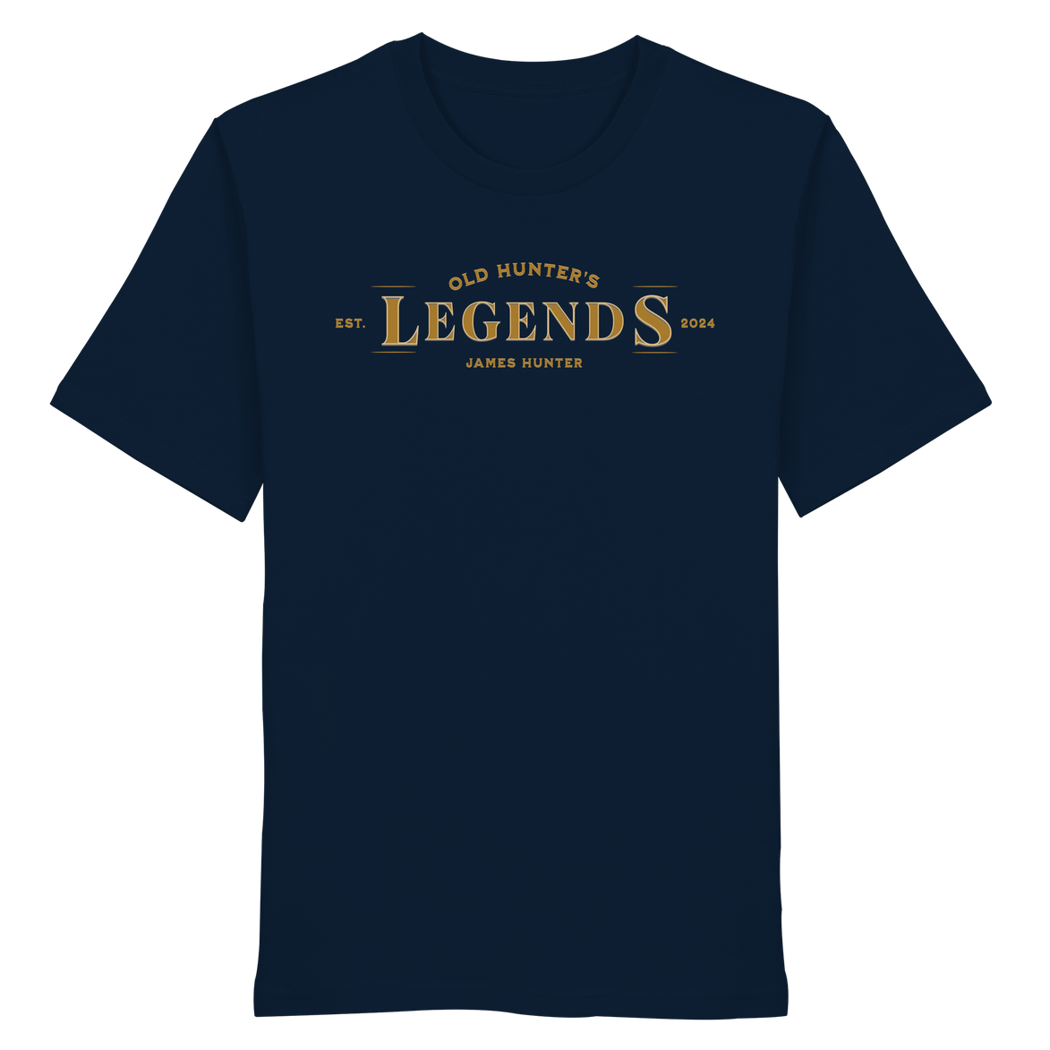 James Hunter - Nature and Beyond Unisex-Shirts French Navy / XS Old Hunter's Legends - Organic Shirt