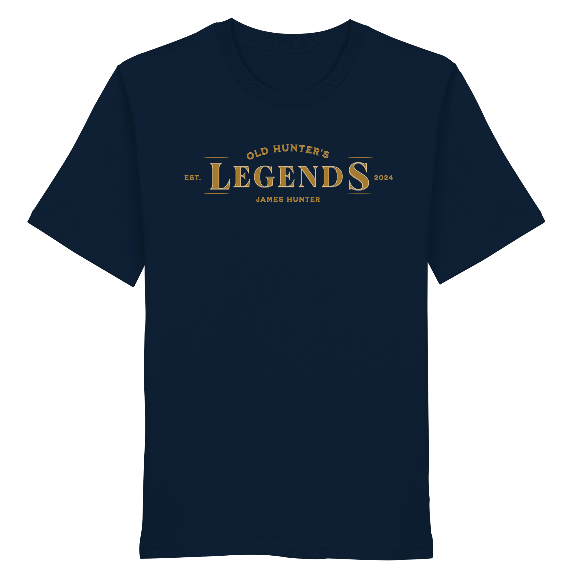 James Hunter - Nature and Beyond Unisex-Shirts French Navy / XS Old Hunter's Legends - Organic Shirt