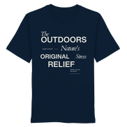 James Hunter - Nature and Beyond Unisex-Shirts French Navy / XS The Outdoors - Nature's Original Stress Relief - Organic Shirt
