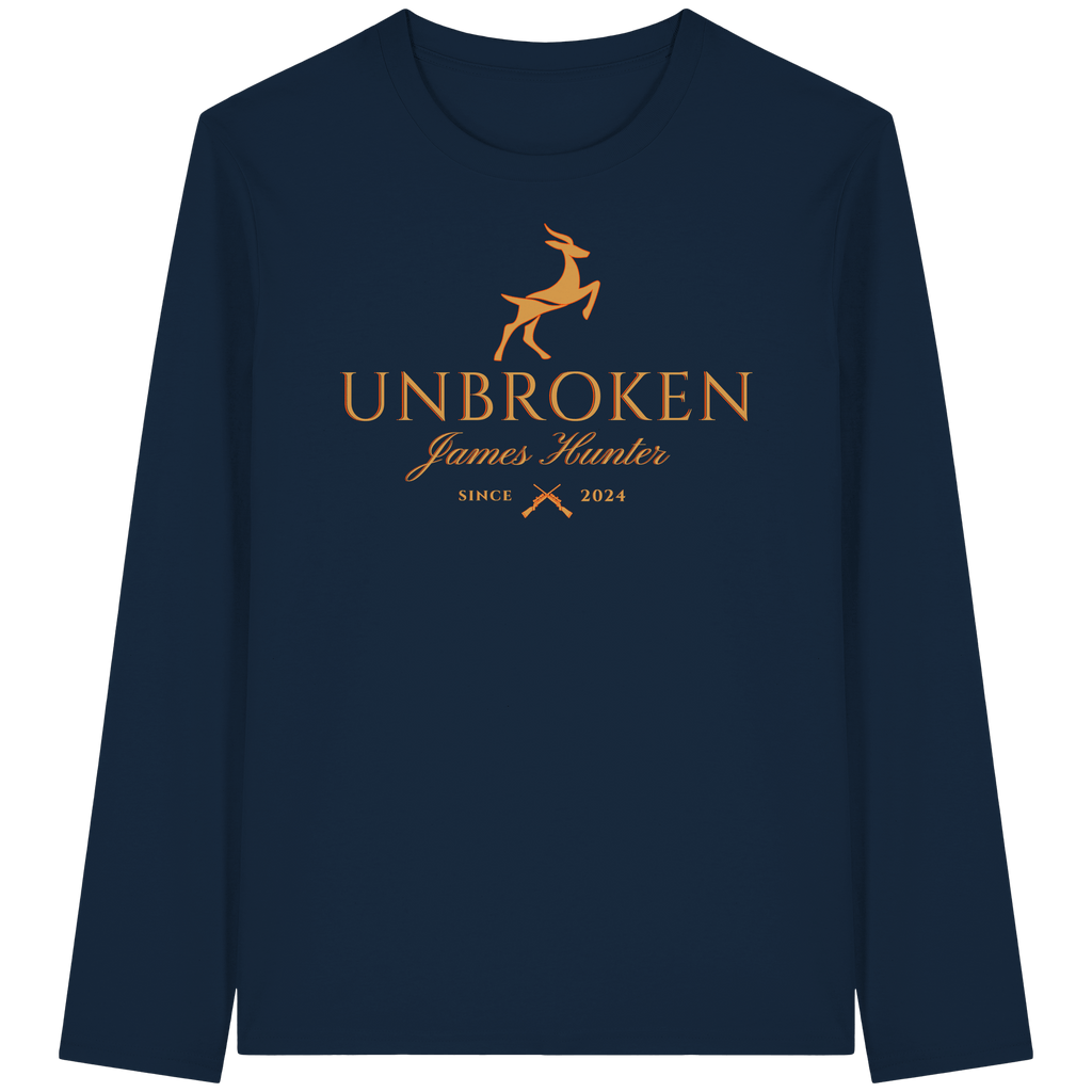James Hunter - Nature and Beyond Unisex-Shirts French Navy / XS Unbroken - since 2024 - Organic Longsleeve T-Shirt