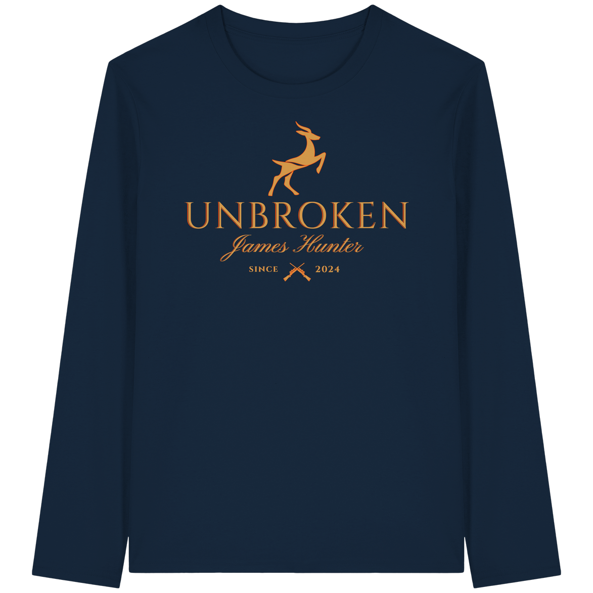 James Hunter - Nature and Beyond Unisex-Shirts French Navy / XS Unbroken - since 2024 - Organic Longsleeve T-Shirt