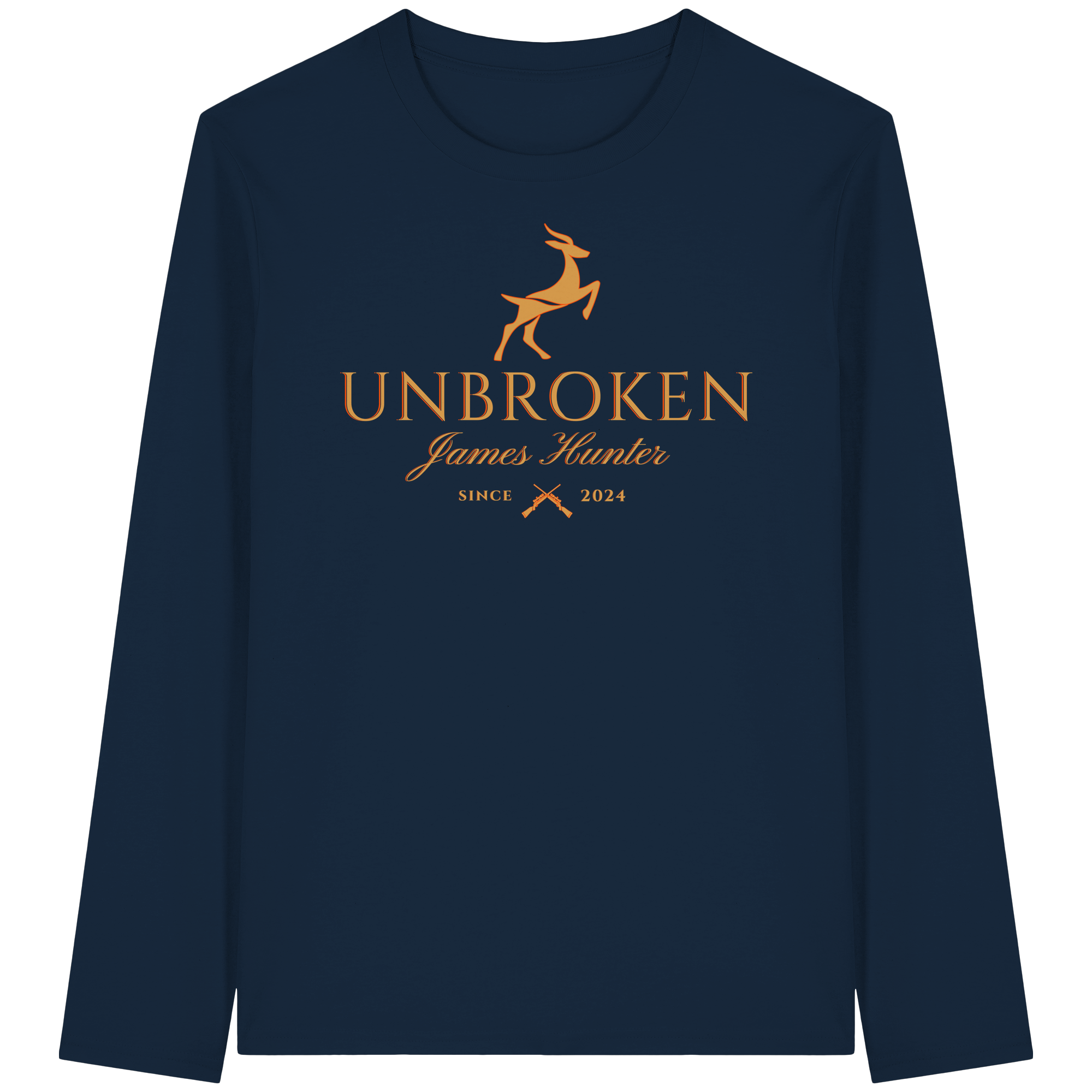 James Hunter - Nature and Beyond Unisex-Shirts French Navy / XS Unbroken - since 2024 - Organic Longsleeve T-Shirt