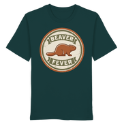 James Hunter - Nature and Beyond Unisex-Shirts Glazed Green / XS Beaver Fever - Organic Shirt