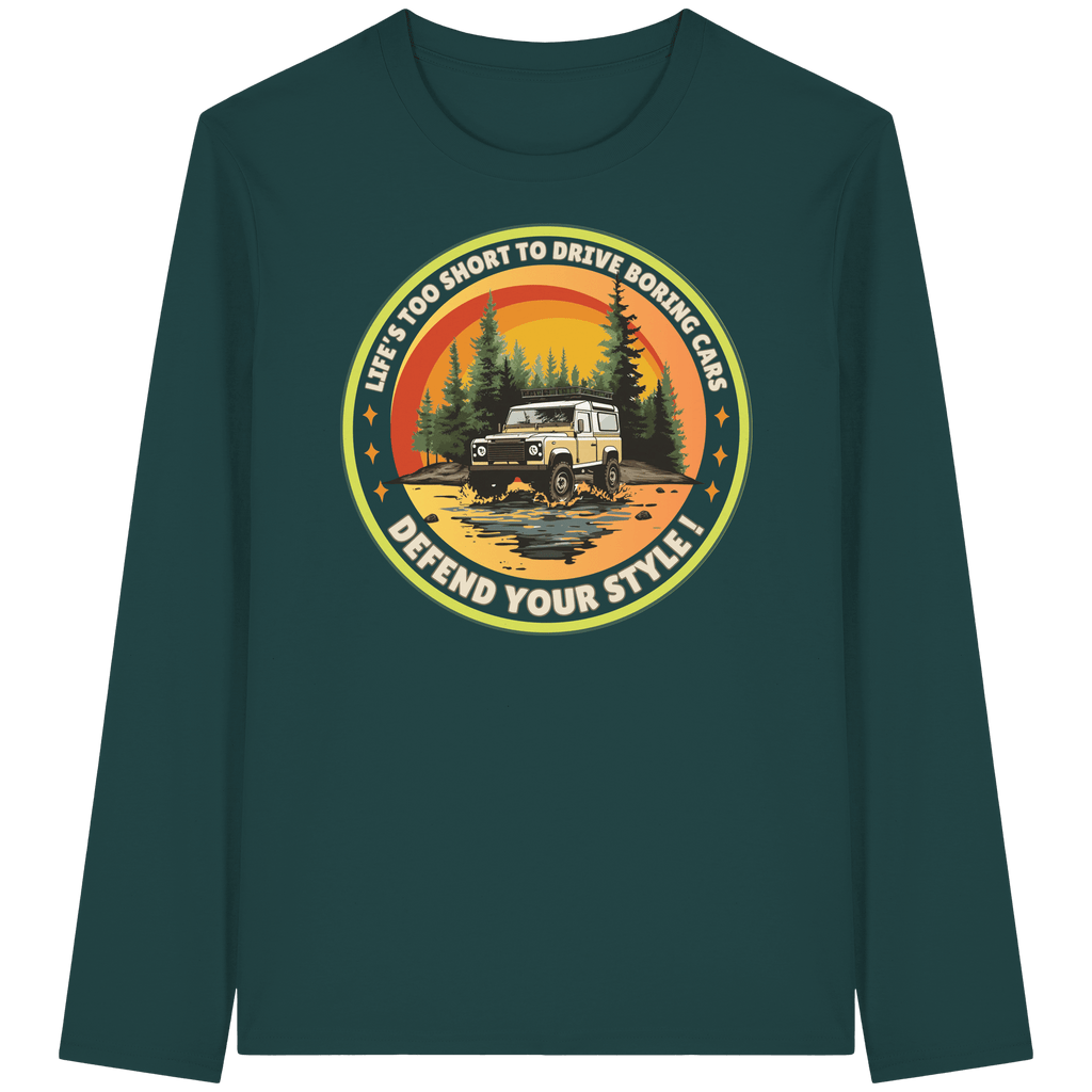 James Hunter - Nature and Beyond Unisex-Shirts Glazed Green / XS Defend your Style ! - Organic Longsleeve T-Shirt