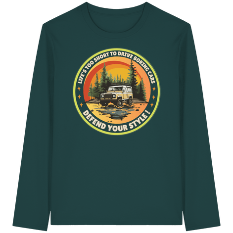James Hunter - Nature and Beyond Unisex-Shirts Glazed Green / XS Defend your Style ! - Organic Longsleeve T-Shirt