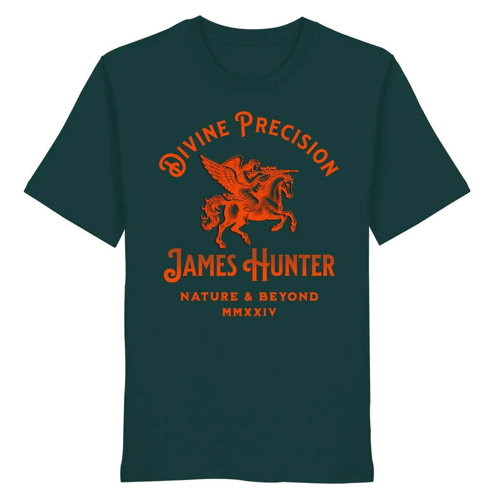 James Hunter - Nature and Beyond Unisex-Shirts Glazed Green / XS Divine Precision - Organic Shirt
