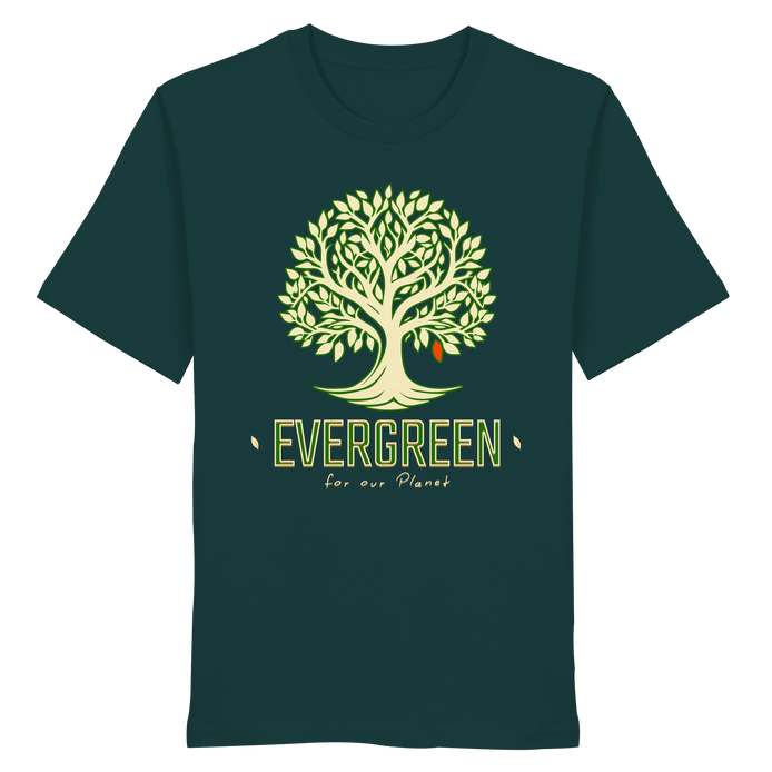 James Hunter - Nature and Beyond Unisex-Shirts Glazed Green / XS "EVERGREEN" - Organic Shirt