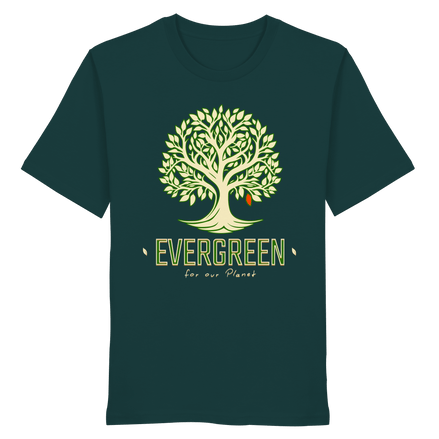 James Hunter - Nature and Beyond Unisex-Shirts Glazed Green / XS "EVERGREEN" - Organic Shirt