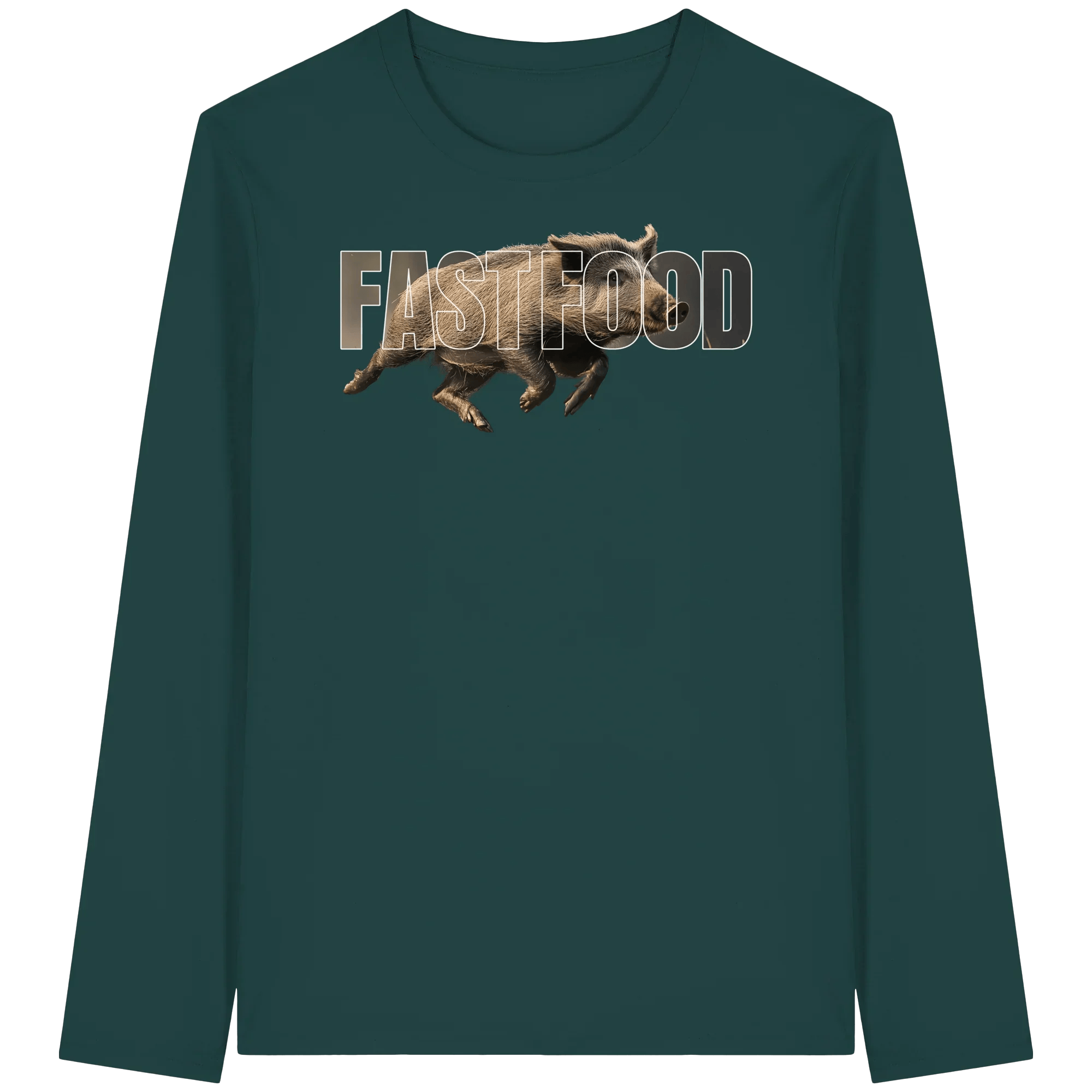 FASTFOOD - Organic Longsleeve T-Shirt - James Hunter - Nature and Beyond